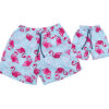 Flamingo Badehosen für Vater Sohn