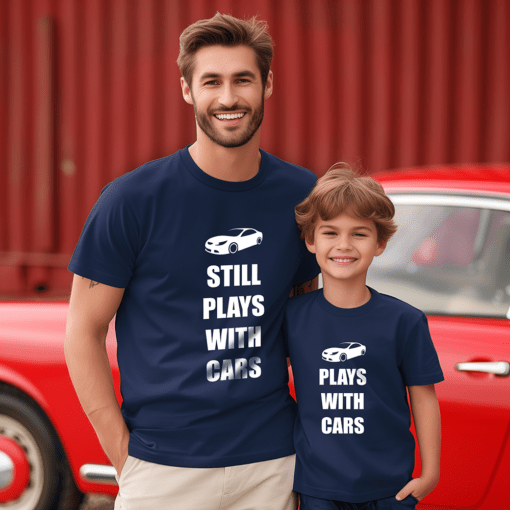 Vater Sohn gleiche t-shirts Cars